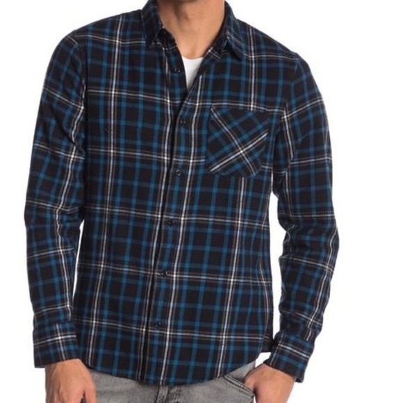 public opinion Other - Public Opinion Plaid Flannel Long Sleeve